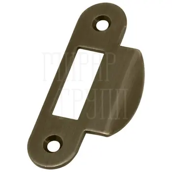 Ответная планка AGB с загнутым язычком (для тихого замка Evolution и стандартных дверей нефальцованных) античная бронза