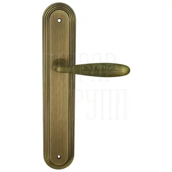 Дверная ручка Extreza 'VIGO' (Виго) 324 на планке PL05 матовая бронза