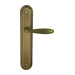 Дверная ручка Extreza 'VIGO' (Виго) 324 на планке PL05, матовая бронза