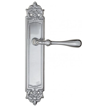 Дверная ручка Fratelli Cattini 'RETRO' на планке PL96 полированный хром