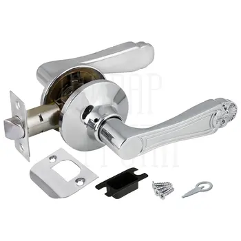 Дверная ручка-защелка Fuaro (Фуаро) DK637 (без фик.) хром