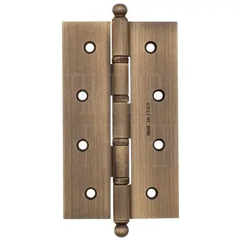 Дверная петля универсальная с круглым колпачком Fratelli Cattini CR152 152x90x3 матовая бронза