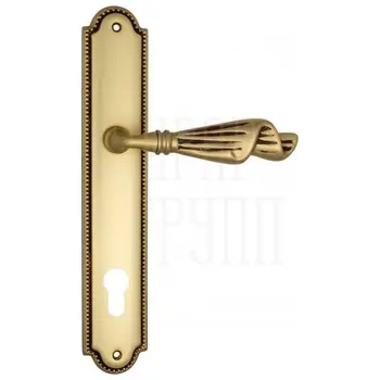 Дверная ручка Venezia 'Opera' на планке PL98 французское золото (cyl)