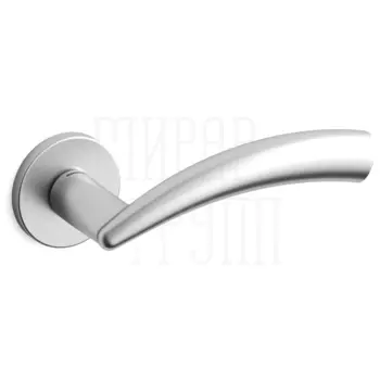 Дверная ручка на розетке Mandelli 'Nadir' 771 матовый хром