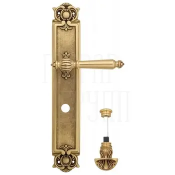 Дверная ручка Venezia 'PELLESTRINA' на планке PL97 французское золото (wc-4)