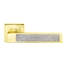 Дверные ручки на розетке Morelli Luxury 'Dolce Vita', матовое золото