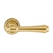 Дверная ручка Extreza 'Piero' (Пьеро) 326 на круглой розетке R02, французское золото