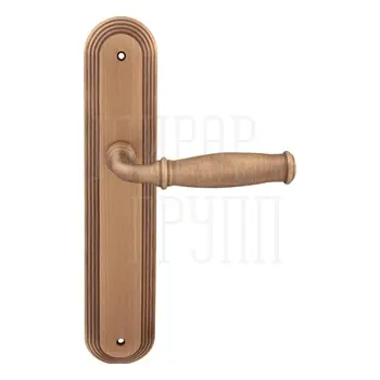 Дверная ручка на планке Melodia 266/235 'Isabel' матовая бронза