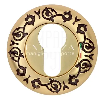 Накладка дверная под цилиндр Extreza CYL R04 французское золото