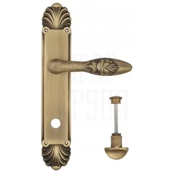 Дверная ручка Venezia 'CASANOVA' на планке PL87 матовая бронза (wc)