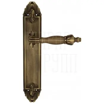 Дверная ручка Venezia 'OLIMPO' на планке PL90 матовая бронза