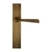 Дверная ручка Extreza Hi-Tech 'DIA' 118 на планке PL11, матовая бронза (wc)
