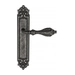 Дверная ручка Venezia "ANAFESTO" на планке PL96, античное серебро