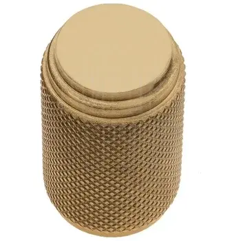 Ручка кнопка современная Venezia Collezione EXA ZIG 22 мм матовое золото