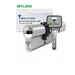 Цилиндровый механизм ключ-вертушка Mul-T-Lock (Светофор) MTL800 105 mm (55+10+40), никель + шестерня