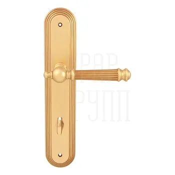 Дверная ручка на планке Melodia 102/235 'Veronica' французское золото (wc)