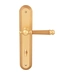 Дверная ручка на планке Melodia 102/235 'Veronica', французское золото (wc)