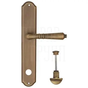 Дверная ручка Fratelli Cattini 'TOSCANA' на планке PL02 матовая бронза (wc-2)
