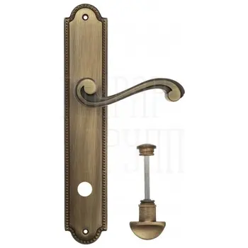Дверная ручка Venezia 'VIVALDI' на планке PL98 матовая бронза (wc)