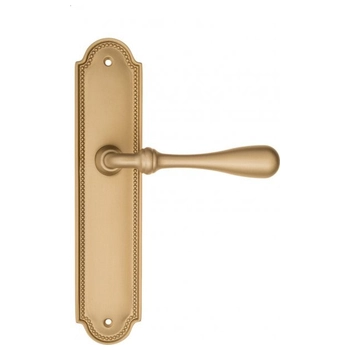 Дверная ручка Fratelli Cattini 'RETRO' на планке PL248 матовая латунь