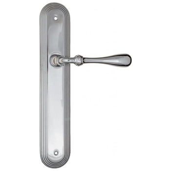 Дверная ручка Fratelli Cattini 'RETRO' на планке PL288 полированный хром