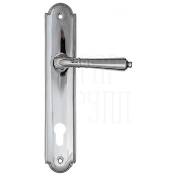 Дверная ручка Fratelli Cattini 'TOSCANA' на планке PL257 полированный хром (cyl)