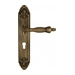 Дверная ручка Venezia "OLIMPO" на планке PL90, матовая бронза (cyl)