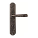 Дверная ручка на планке Melodia 293/131 'Alpha', античное серебро (wc)