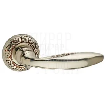 Дверная ручка на розетке Fimet 'Anna' 177 (250F) французское серебро
