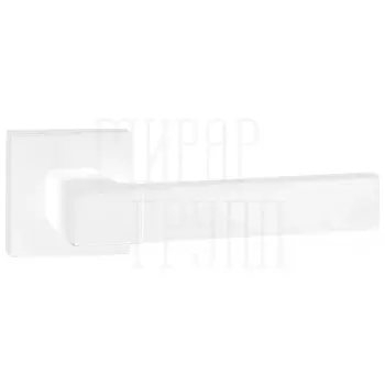 Дверные ручки Renz (Ренц) 'Милан' INDH 51-03 на квадратной розетке супер белый