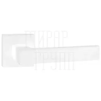 Дверные ручки Renz (Ренц) 'Милан' INDH 51-03 на квадратной розетке супер белый