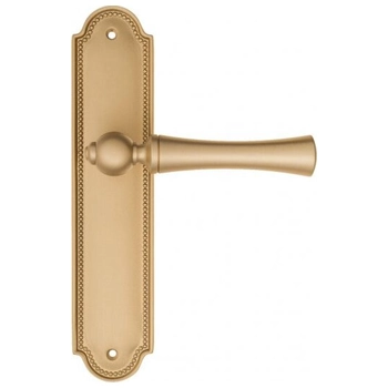 Дверная ручка Fratelli Cattini 'FOGGIA' на планке PL248 матовая латунь