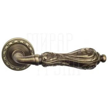 Дверная ручка на розетке Venezia 'MONTE CRISTO' D2 матовая бронза