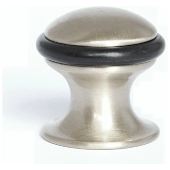 Дверной упор Mandelli (латунь) 109 (26х26 мм) матовый никель