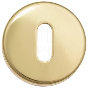 Накладка под ключ буратино на круглом основании Fratelli Cattini KEY 7 полированная латунь