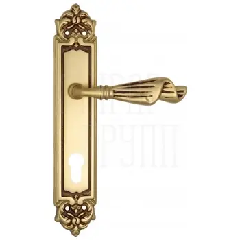 Дверная ручка Venezia 'Opera' на планке PL96 французское золото (cyl)