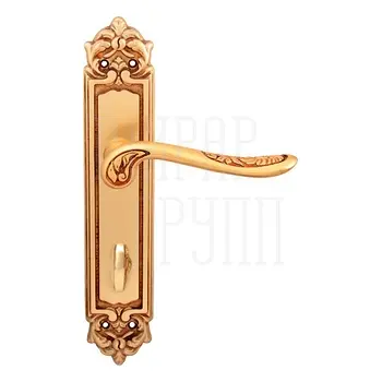 Дверная ручка на планке Melodia 285/229 'Daisy' французское золото (wc)