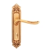 Дверная ручка на планке Melodia 285/229 'Daisy', французское золото (wc)