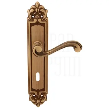 Дверная ручка на планке Melodia 225/229 'Cagliari' матовая бронза (key)