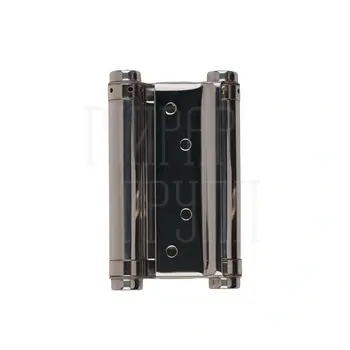 Пружинная Fuaro (Фуаро) двусторонняя (барная) петля DSH5 (125х86х15) INOX 201 BL