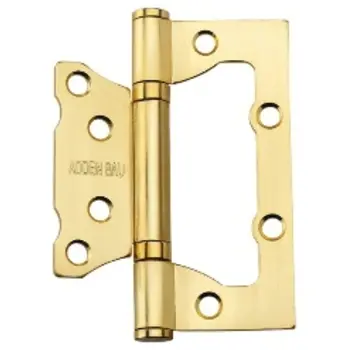 Петля без врезки ADDEN BAU 100X75X2.5 матовое золото