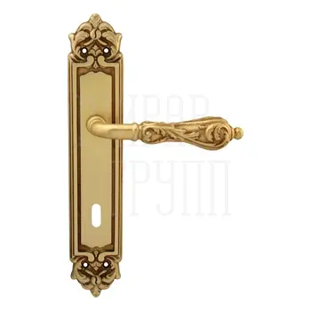 Дверная ручка на планке Melodia 229/229 'Libra' французское золото (key)