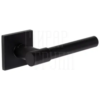 Дверная ручка Extreza Hi-tech 'NUVO' (Нуво) 125 на квадратной розетке R15 черный