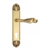 Дверная ручка Venezia 'Opera' на планке PL87, французское золото (cyl)