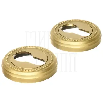 Накладка дверная под цилиндр Extreza CYL R03 матовая латунь