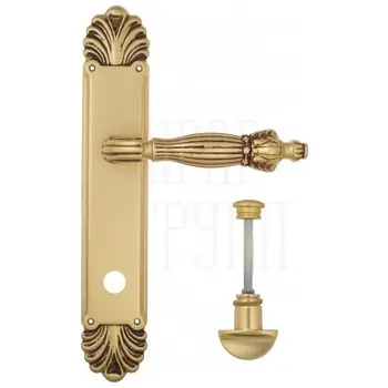 Дверная ручка Venezia 'OLIMPO' на планке PL87 французское золото (wc)