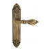 Дверная ручка Venezia "FLORENCE" на планке PL90, матовая бронза
