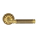 Дверная ручка на розетке Venezia "MOSCA" D5, французское золото + коричневый