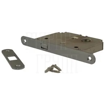 Замок для раздвижных дверей SRR201 матовый хром