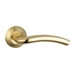 Дверная ручка на круглой розетке BUSSARE "PRATICO" A-09-10, полированное золото